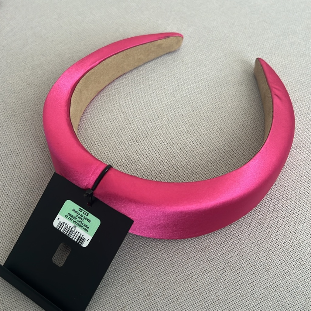 Inc Pink Puff Headband New WTag Retail 2250